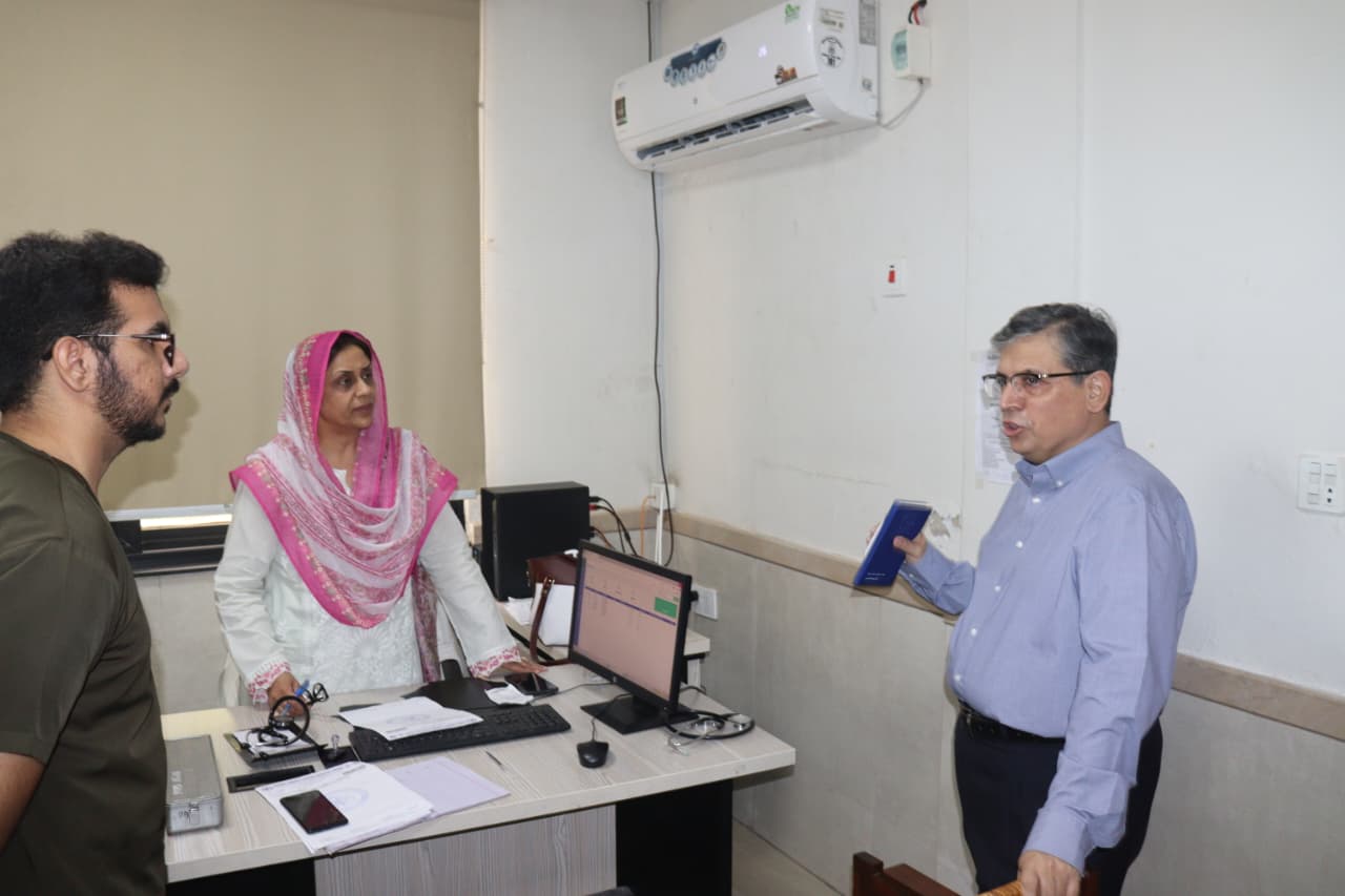 Vice Chancellor Reviews OSPE Examination Arrangements